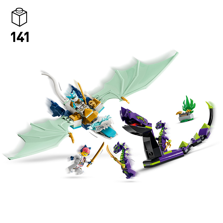 Zane's Ice Dragon Battle 71865 | NINJAGO® | Buy online at the