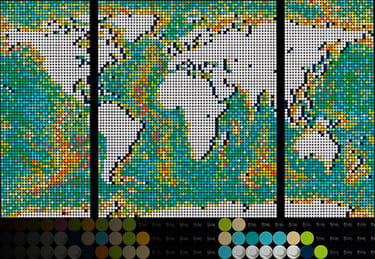 World Map 31203 | Art | Buy online at the Official LEGO® Shop US