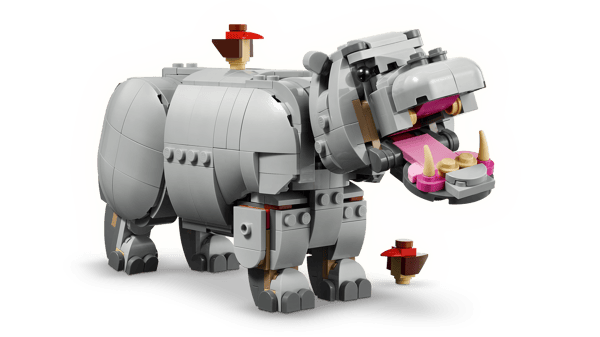 Wild Animals: Majestic Rhino with Birds - Image 6