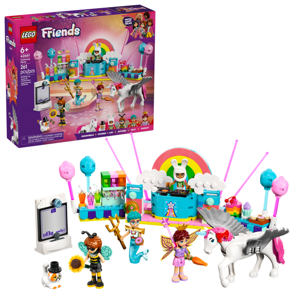 LEGO 42661 Soirée déguisée avec une licorne et une fée — visuel 2 sur 8