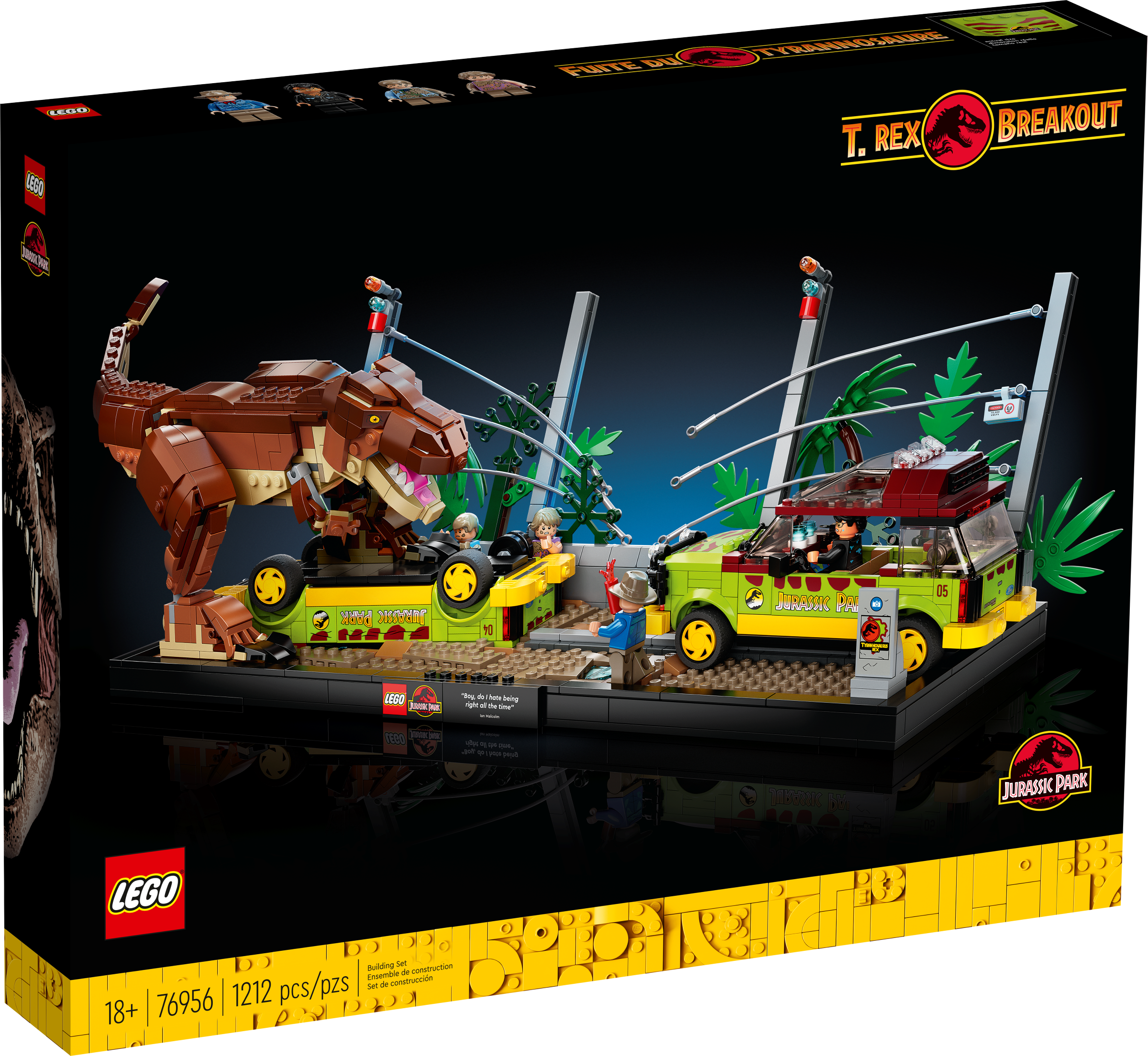 LEGO Jurassic - Exposición del Dinosaurio T. rex Fosilizado - 76940 - Mundo  Consumible Tienda Informática Juguetería Artes Graficas