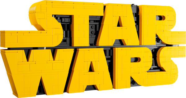 Brick-Built Star Wars™ Logo - Image 1