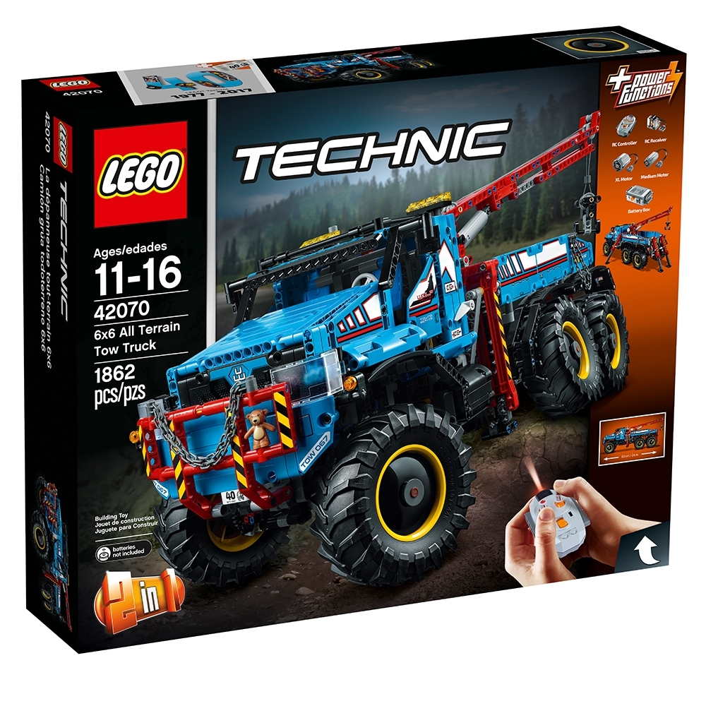 6x6 All Terrain Tow Truck 42070 | Technic™ | Buy online at the Shop US