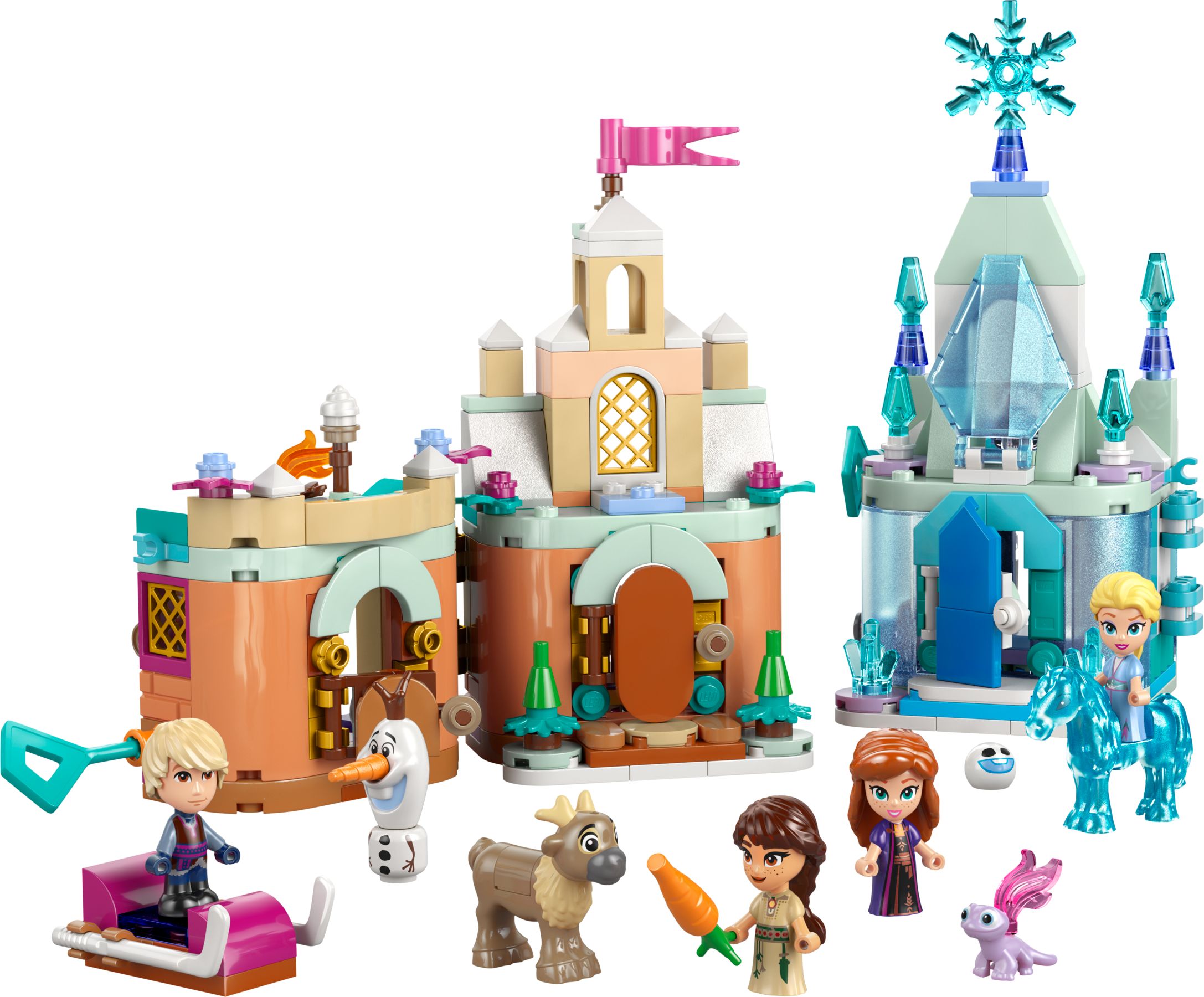 Mini castello di Arendelle e Palazzo di ghiaccio di Elsa