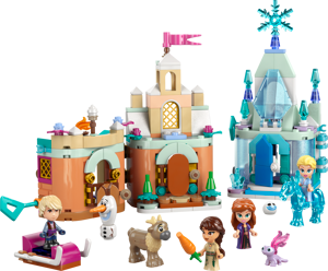Château d’Arendelle et palais de glace d’Elsa miniatures