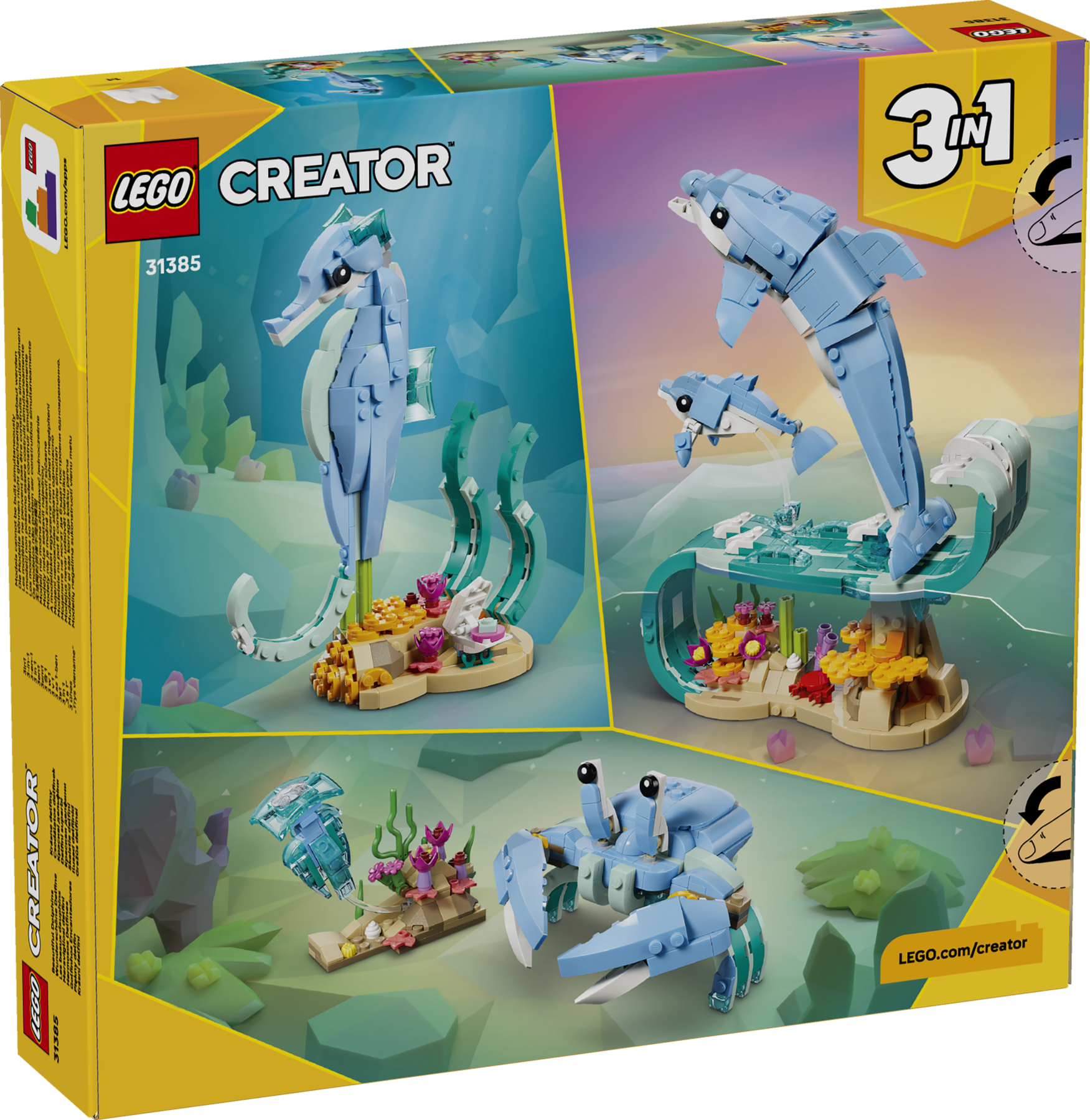 Sea Animals: Beautiful Dolphins 31385 | Creator 3-in-1 | Buy