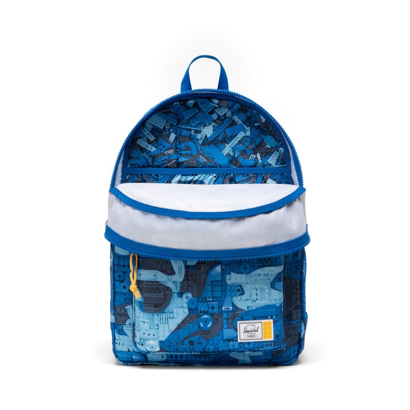blue and white herschel backpack Heritage Backpack| Wave Ride/Legion Heart of Gold Kids Equipped with an adjustable shoulder strap Herschel Backpack For Women/Girls for