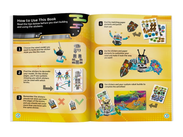 LEGO 5007895 Build and Stick: Robots — visuel 3 sur 7