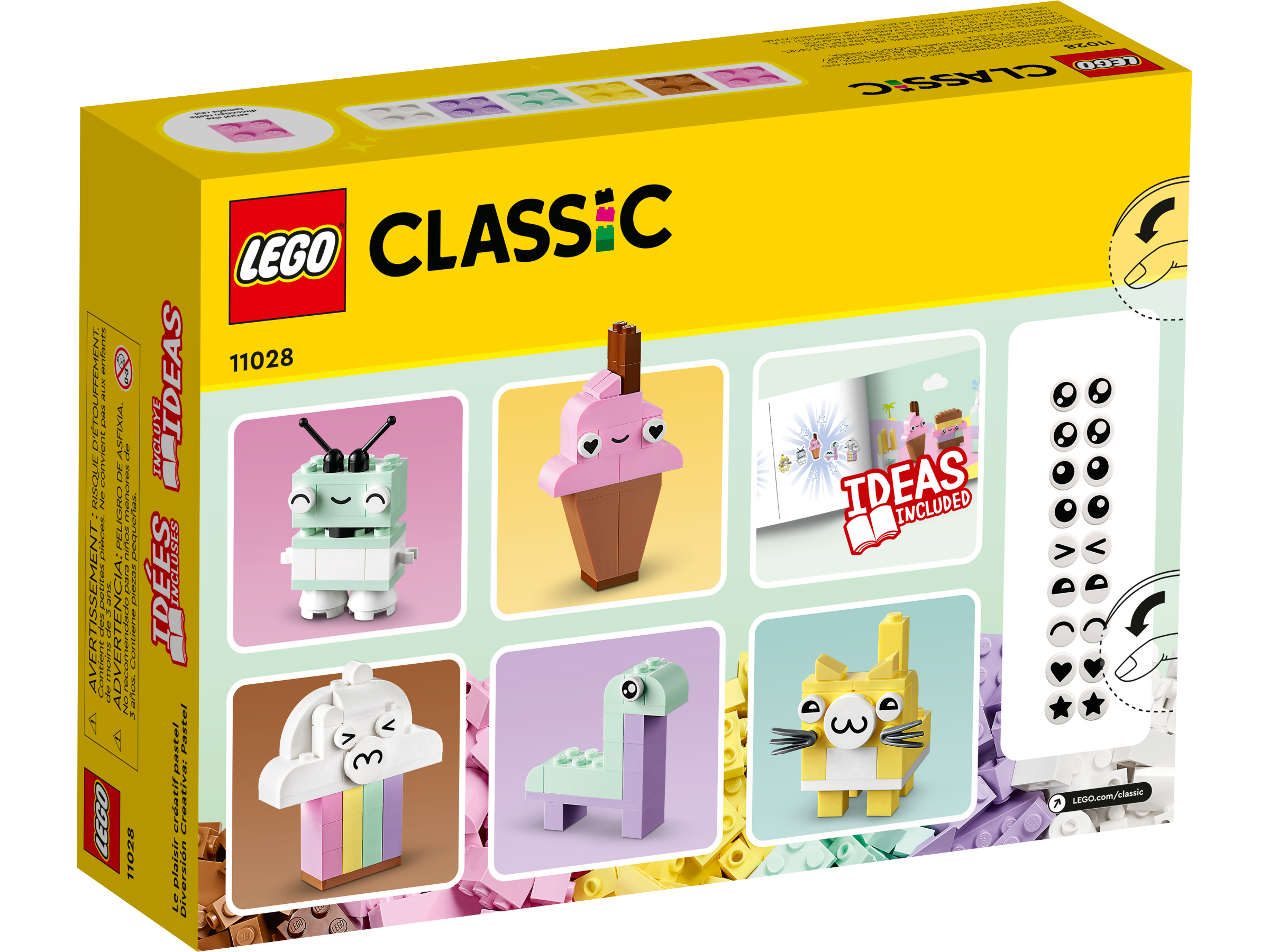 LEGO® Classic review + MOCs: 11027 Creative Neon Fun & 11028 Creative Pastel  Fun