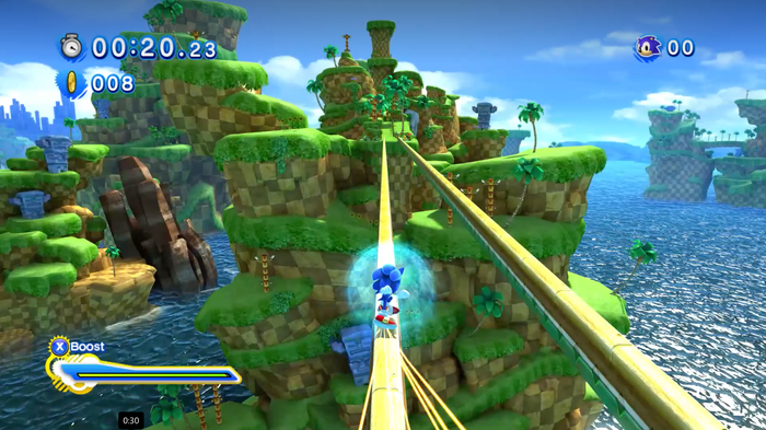 Игра Sonic Generations (2011) отличалась высоким уровнем детализации и реализма в дизайне уровней