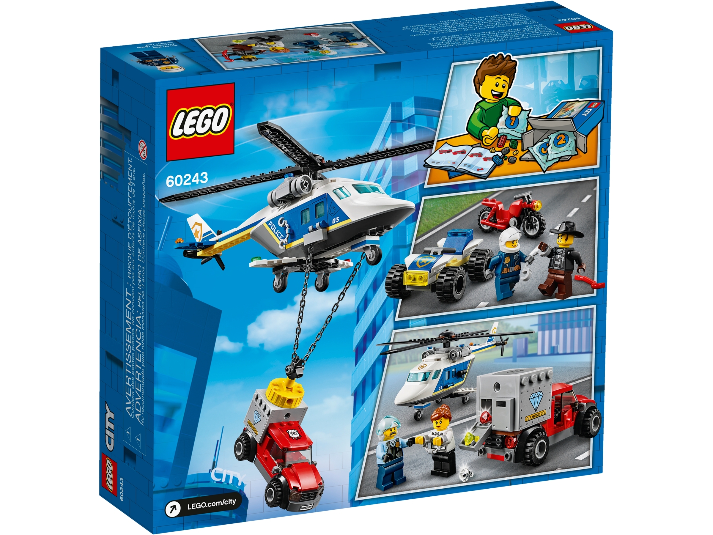 værktøj dvs. chap Police Helicopter Chase 60243 | City | Buy online at the Official LEGO®  Shop US