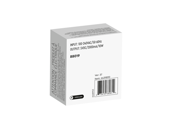 LEGO 88019 Adaptateur secteur USB — visuel 2 sur 2