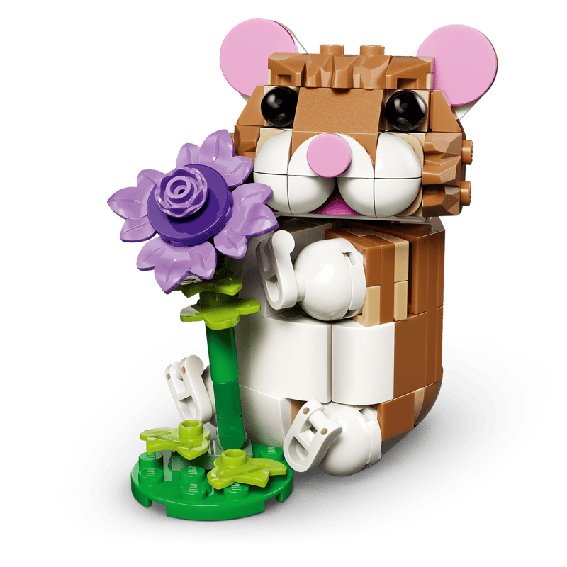 Cute Hamster with a Flower 31376 | Creator 3-in-1 | Buy online at the Official LEGO Shop US Cute Hamster with a Flower 31376 | Creator 3-in-1 | Buy online at the Official LEGO Shop US