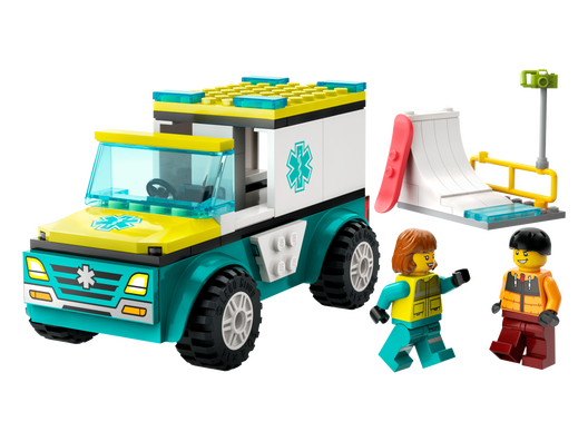 LEGO 60403 - Ambulance og snowboarder