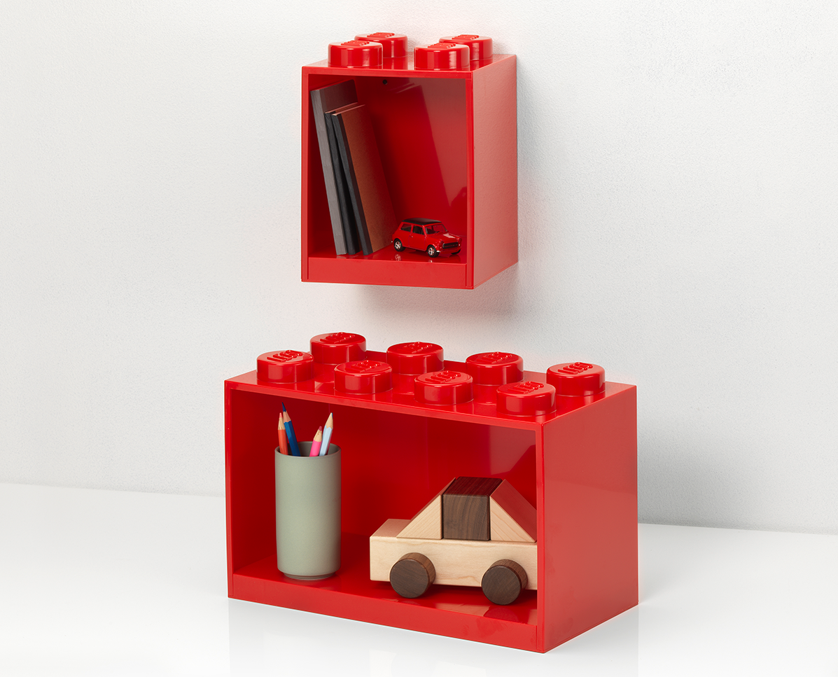 Lego Storage Brick Box 4 - Red