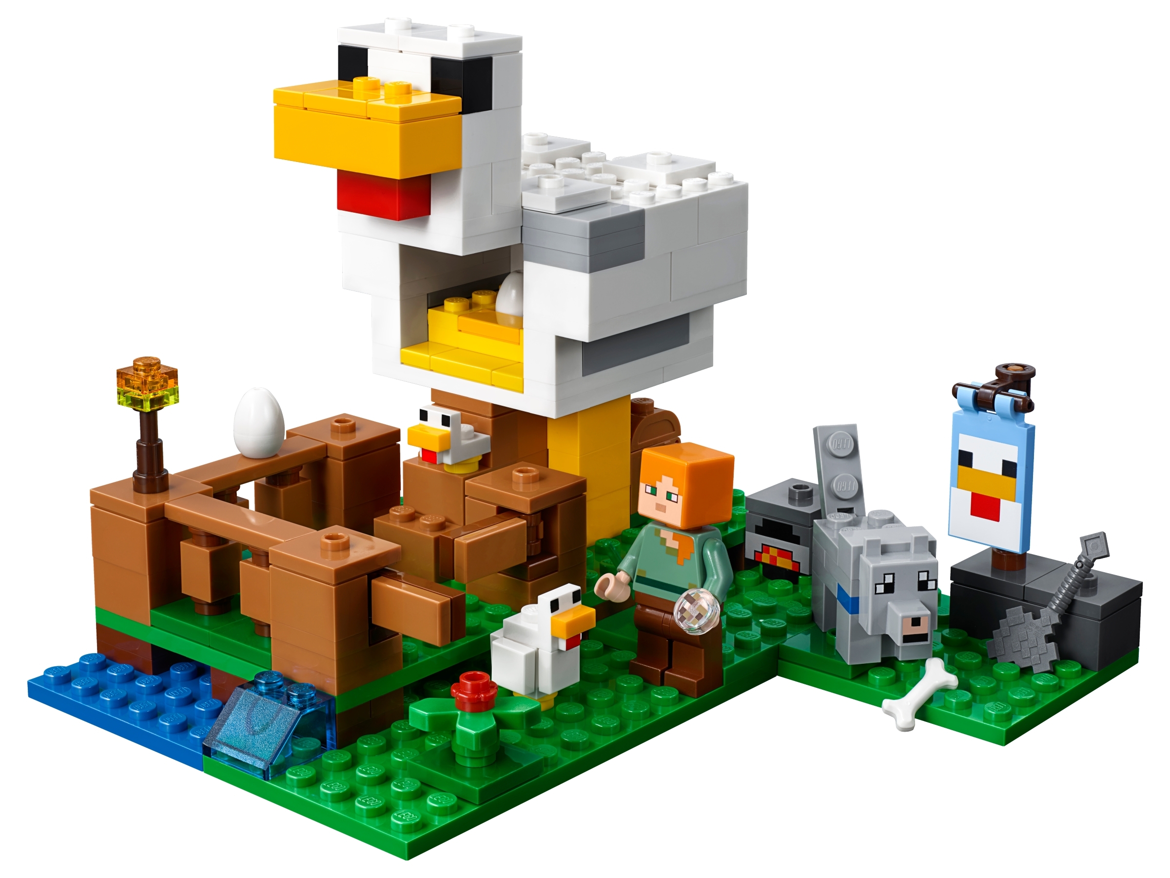 lego minecraft the chicken coop