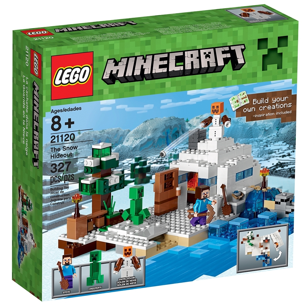 Lego Snow Golem 21120 Minecraft Minifigure 
