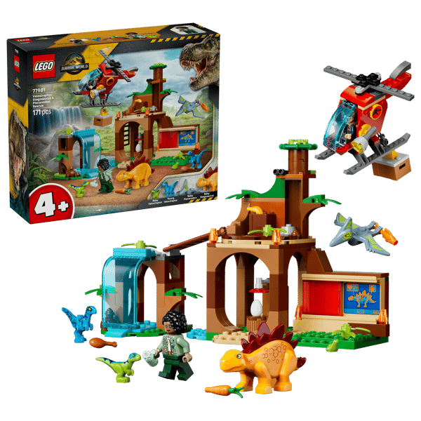 LEGO 77981 Le sauvetage du vélociraptor, du stégosaure et du ptéranodon — visuel 2 sur 8
