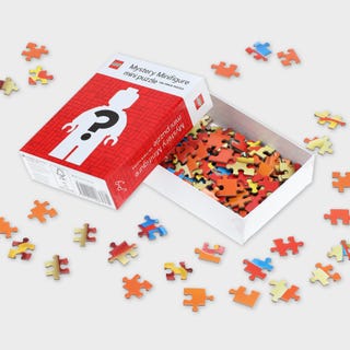 Mini puzzle avec minifigurines surprise (rouge)