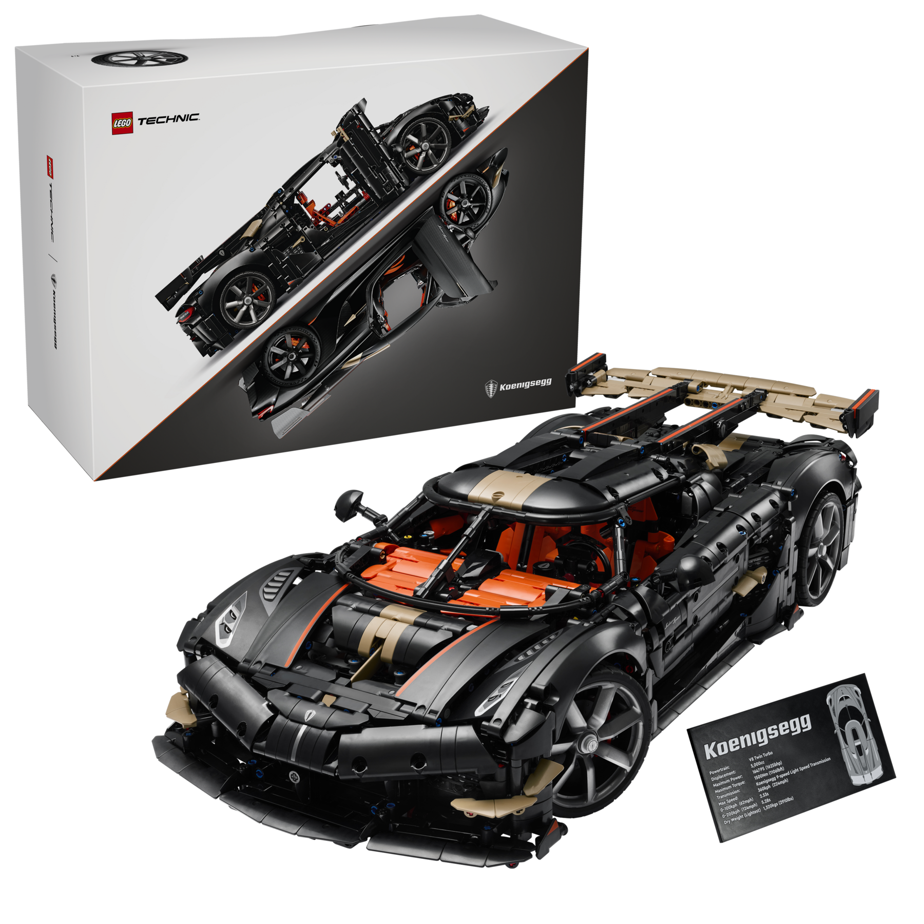 Koenigsegg Sadair's Spear メガカー 42232 | テクニック |レゴ®ストア