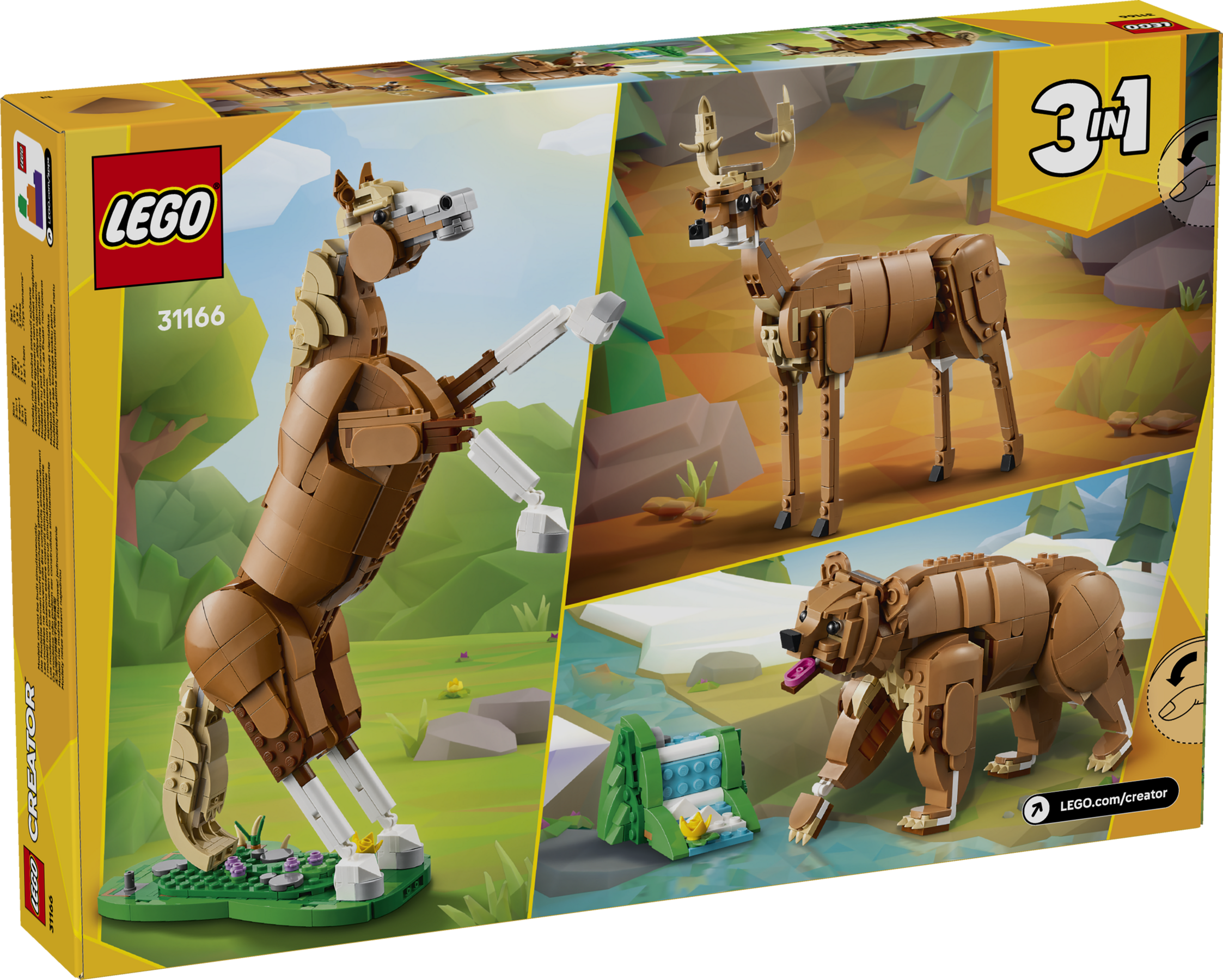 うつくしい馬 31166 | クリエイター3in1 |レゴ®ストア公式オンライン