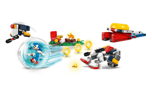 LEGO 77001 Conflit au feu de camp de Sonic — visuel 4 sur 8