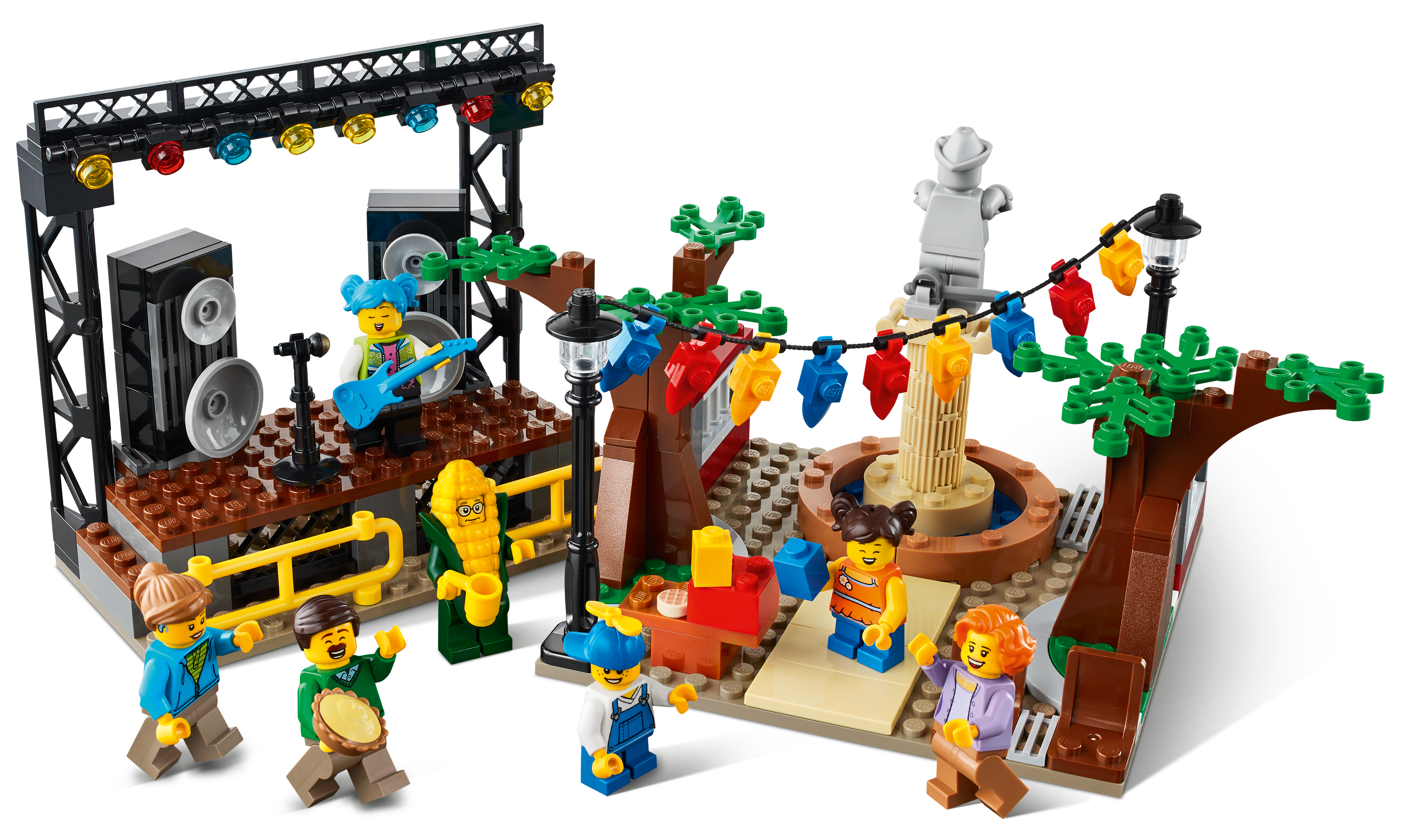 LEGO City Town Main Square Diner Building Set 60271 