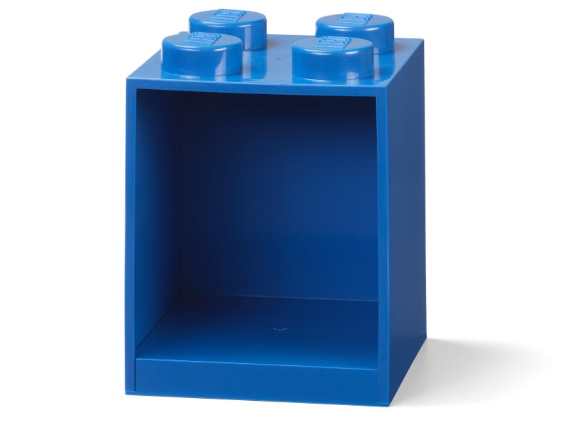 Image of Brick Shelf 4 Knobs Blue