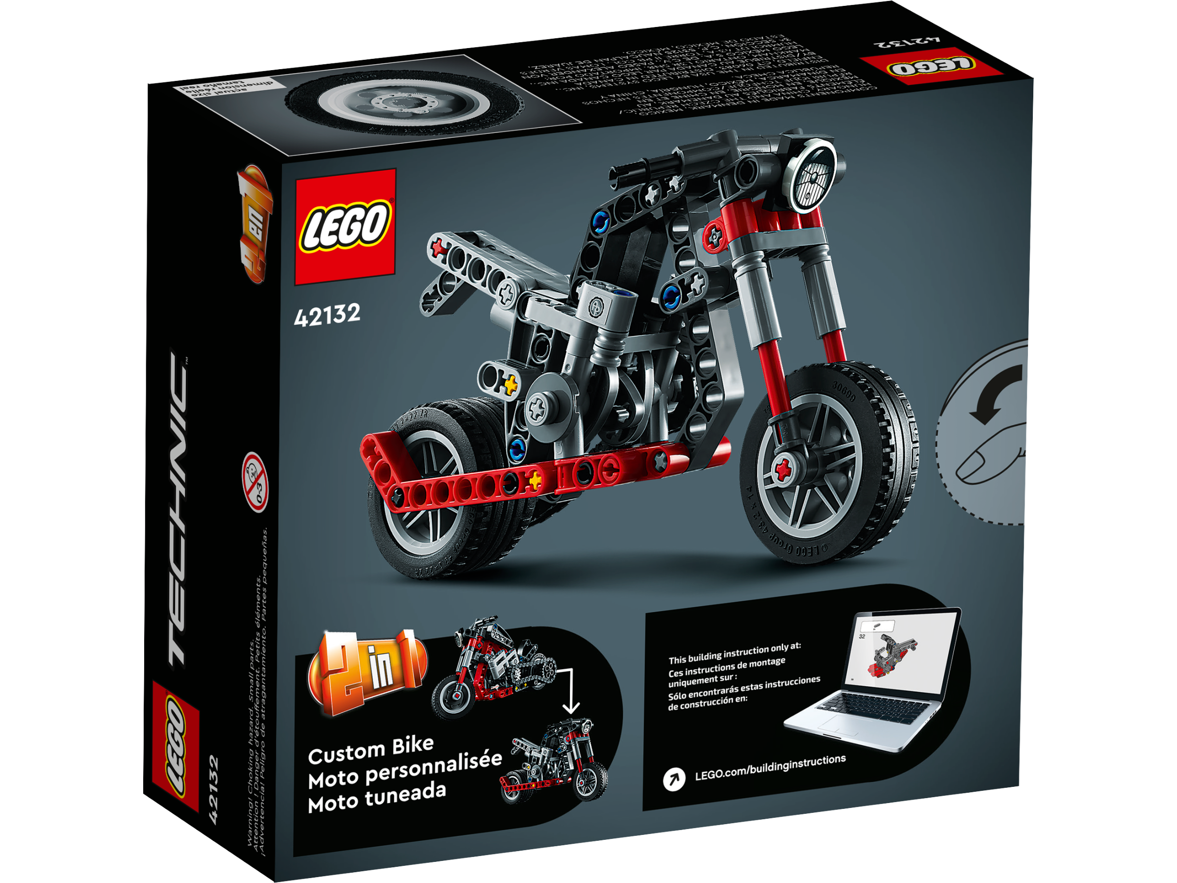 Motorcycle 42132 | Technic™ online the Official LEGO® Shop US