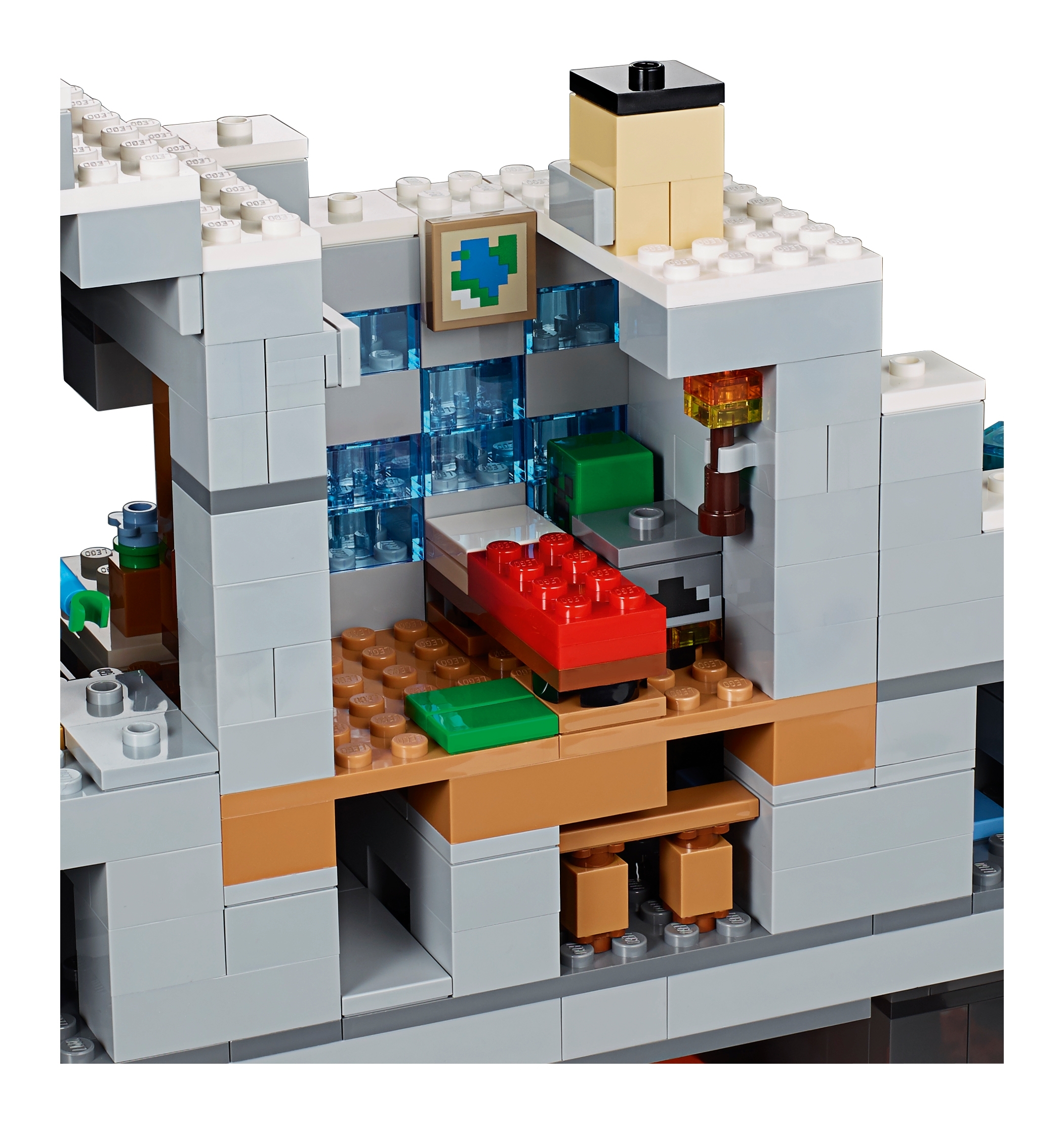 lego minecraft the mountain cave