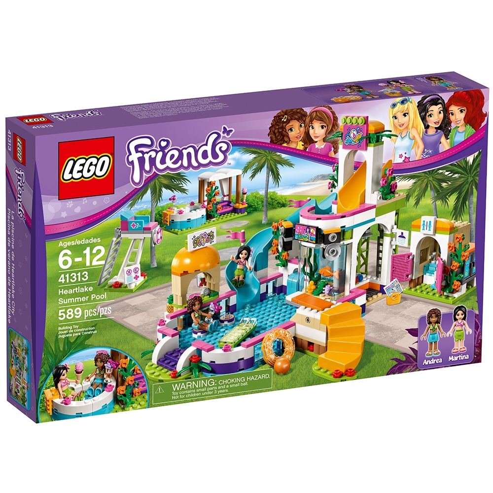 Pas på Besættelse molekyle Heartlake Summer Pool 41313 | Friends | Buy online at the Official LEGO®  Shop US