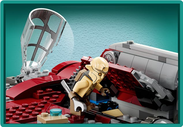 LEGO Ahsoka Tano's T-6 Jedi Shuttle – 75362 – Star Wars