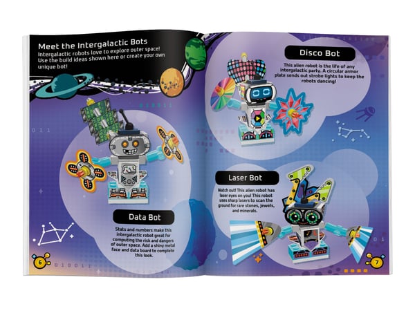 LEGO 5007895 Build and Stick: Robots — visuel 4 sur 7