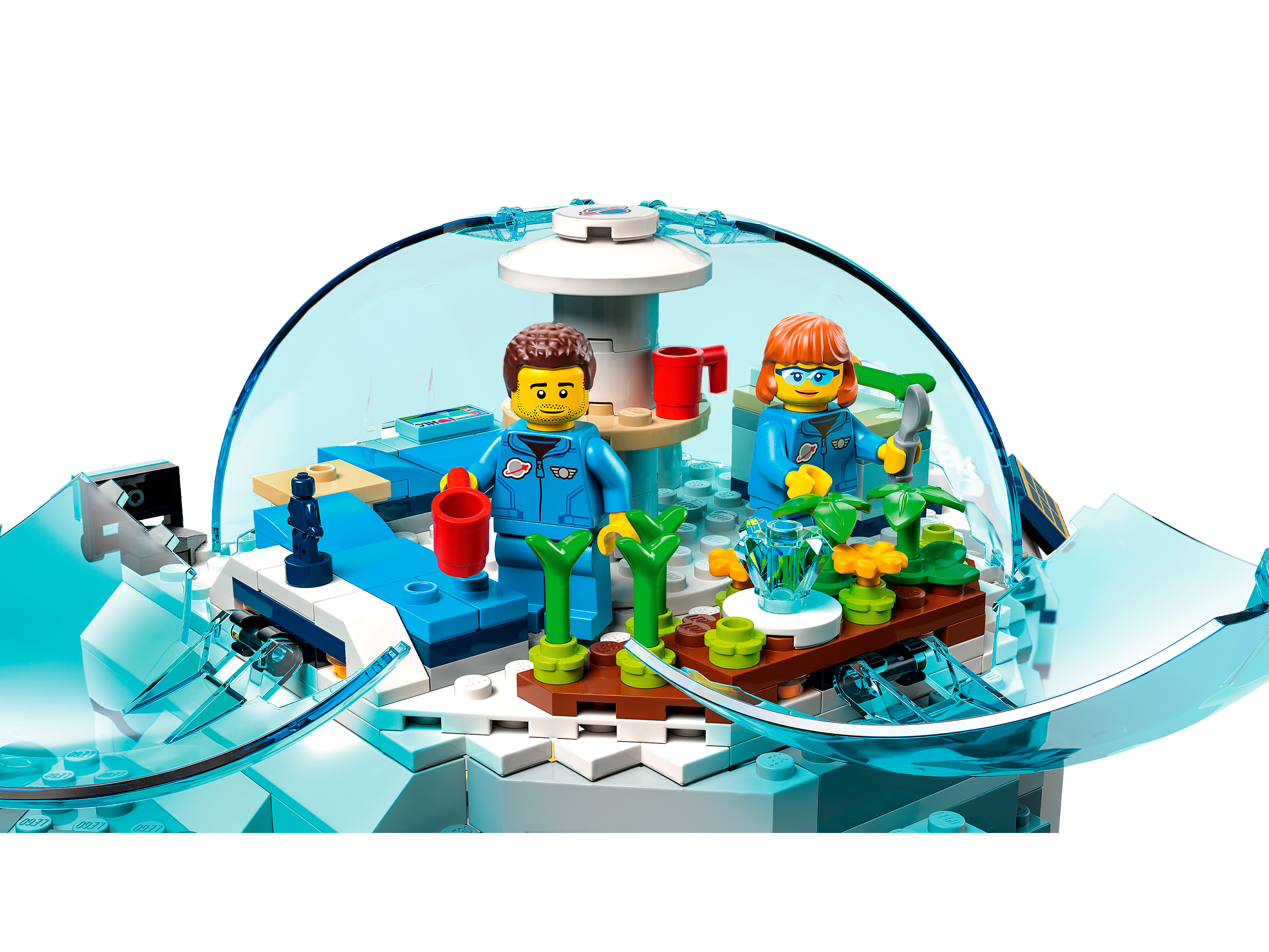 LEGO City Lunar Research Base Outer Space Toy for Kids who Love Space  60350, NASA Inspired Lunar Lander, Rover and Moon Buggy with 6 Astronaut