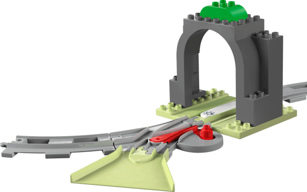 LEGO 10425 Set d'extension : Les rails et le tunnel du train — visuel 3 sur 8
