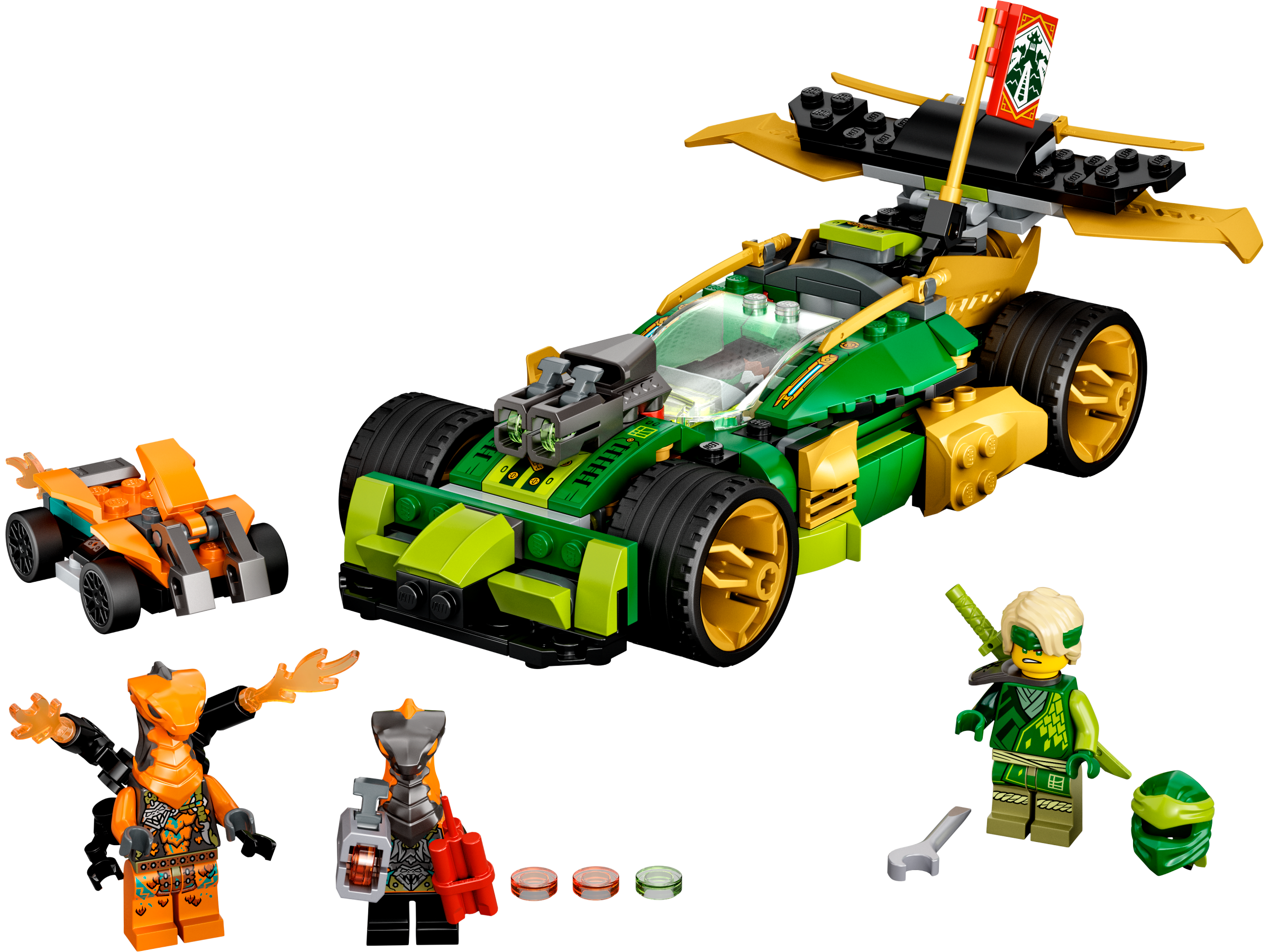 Schadelijk Gentleman vriendelijk Lima Lloyd's racewagen EVO 71763 | NINJAGO® | Officiële LEGO® winkel BE