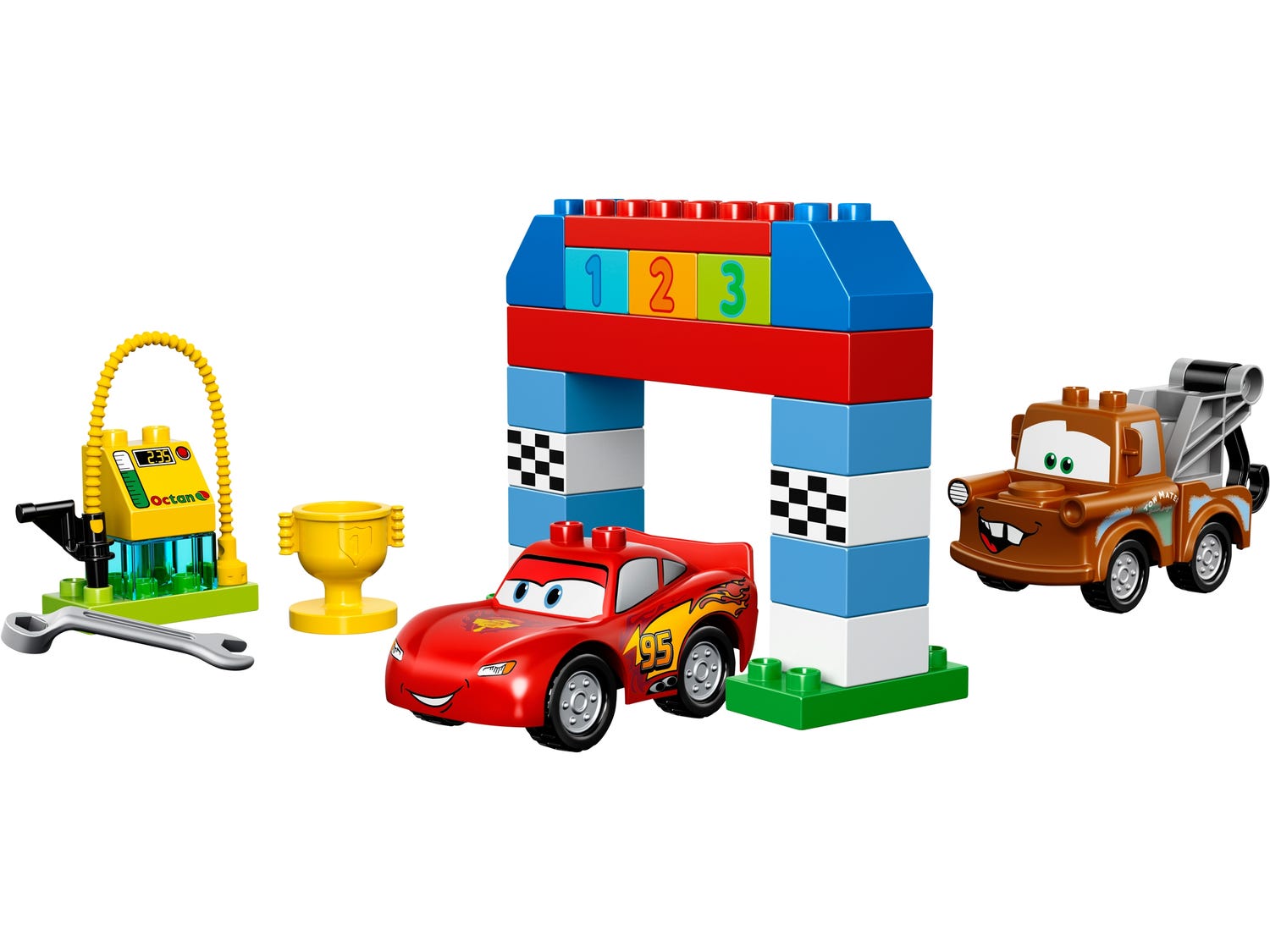 overholdelse musikalsk kronblad Disney Pixar Cars™ Det klassiske racerløb 10600 | DUPLO® | Officiel LEGO®  Shop DK
