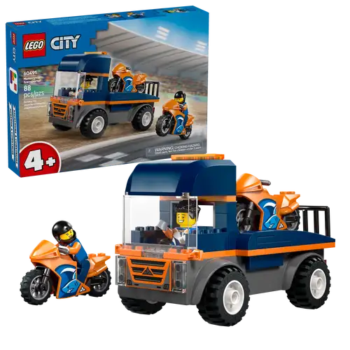 Lego City 60491 Motorcycle Transporter