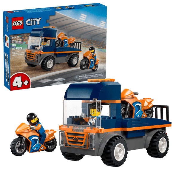 LEGO 60491 Le transporteur de motos — visuel 2 sur 8