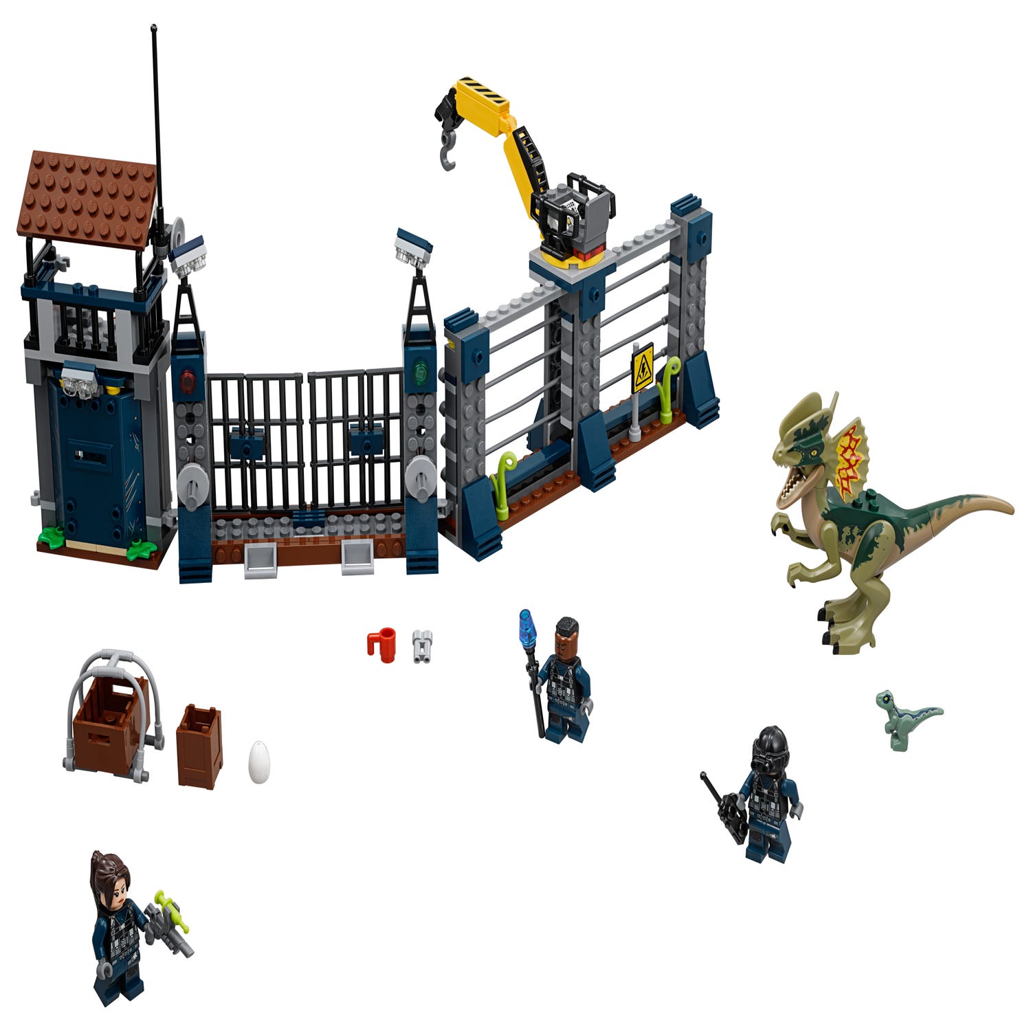 Dilophosaurus Outpost Attack 75931 | Jurassic World™ | Buy online the Official LEGO® Shop US