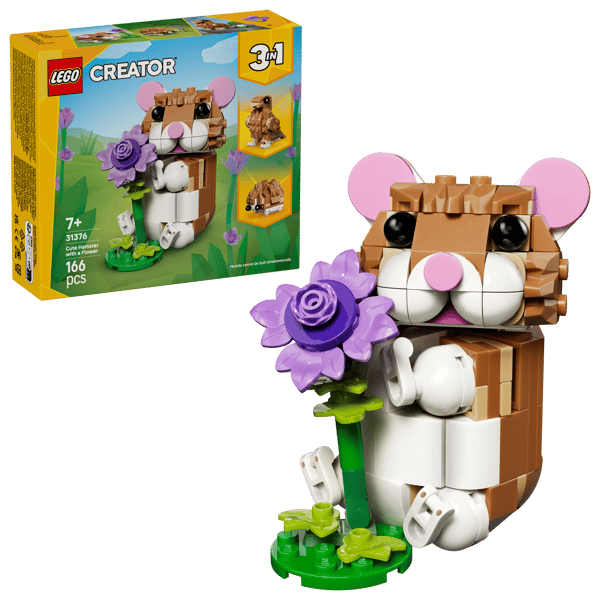 LEGO 31376 L’adorable hamster et la fleur — visuel 2 sur 8