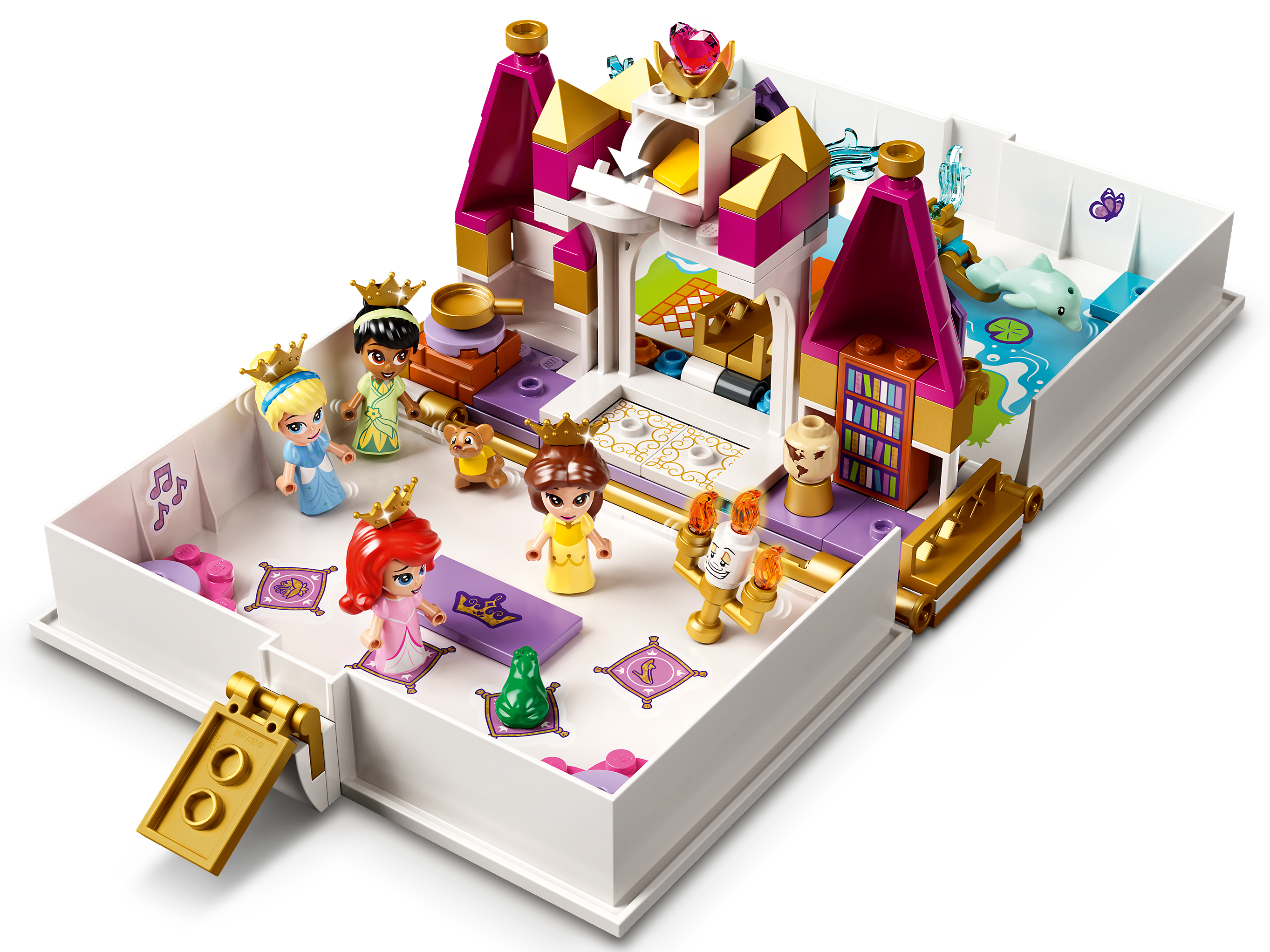 Bella Cenicienta y Tiana/'s Cuentos Adviento 43193 Lego Disney Princesa Ariel
