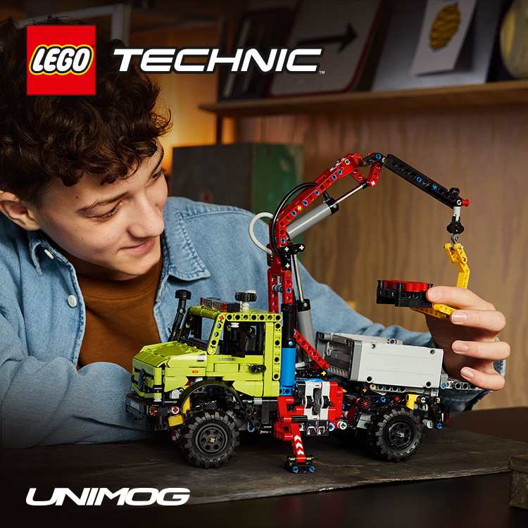Mercedes-Benz Unimog U 5023 with Crane 42242 | Technic™ | Buy