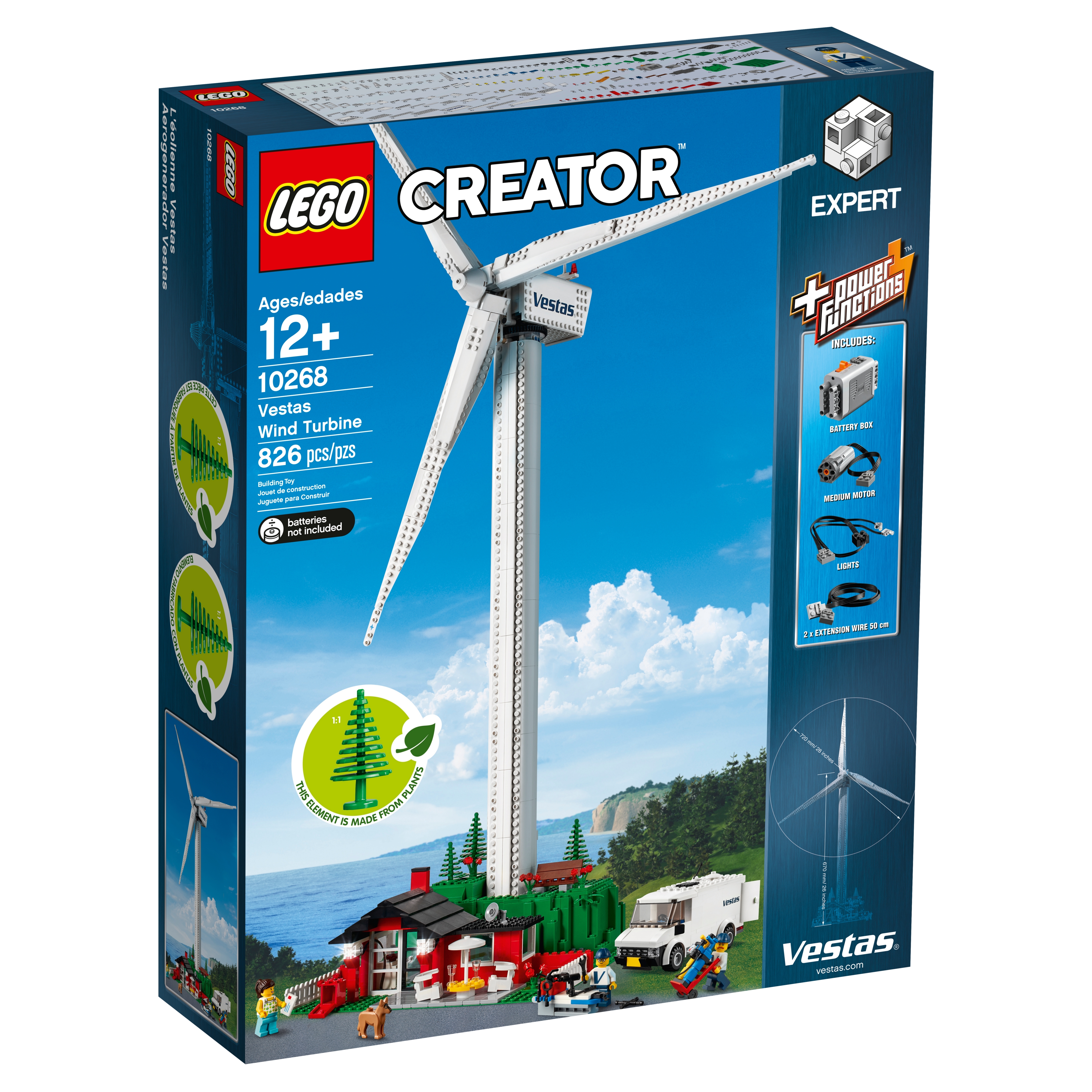 Vestas Wind Turbine 10268 Creator Expert | Buy online at Official LEGO® Shop