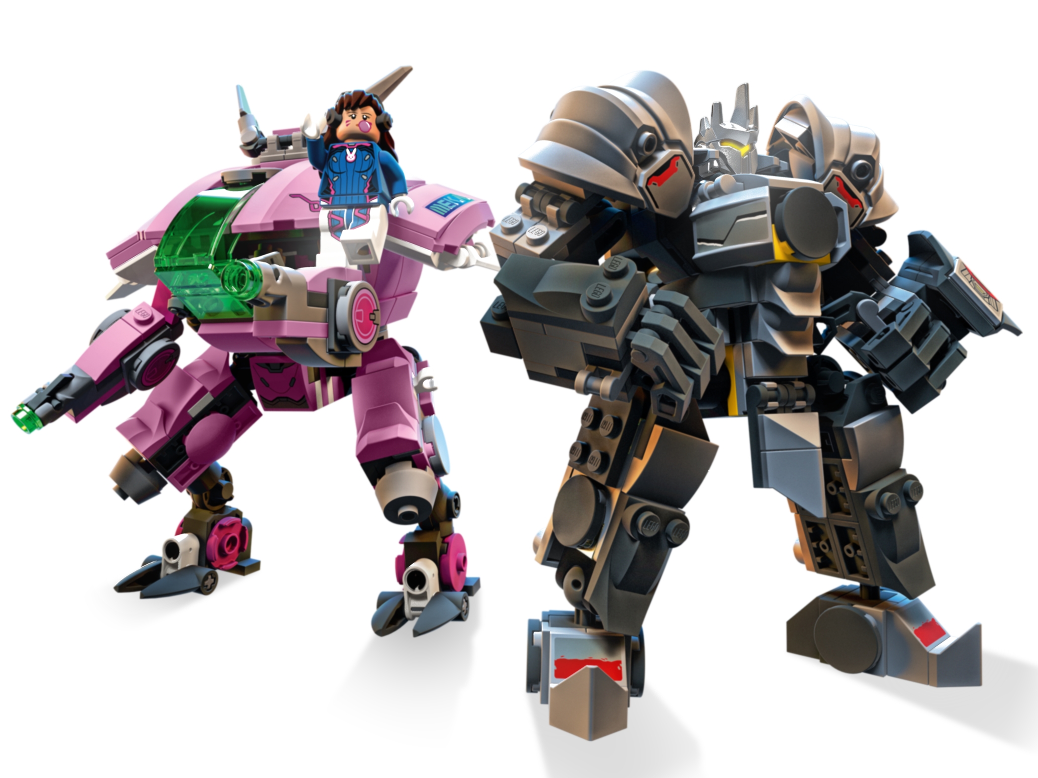 dva and reinhardt lego