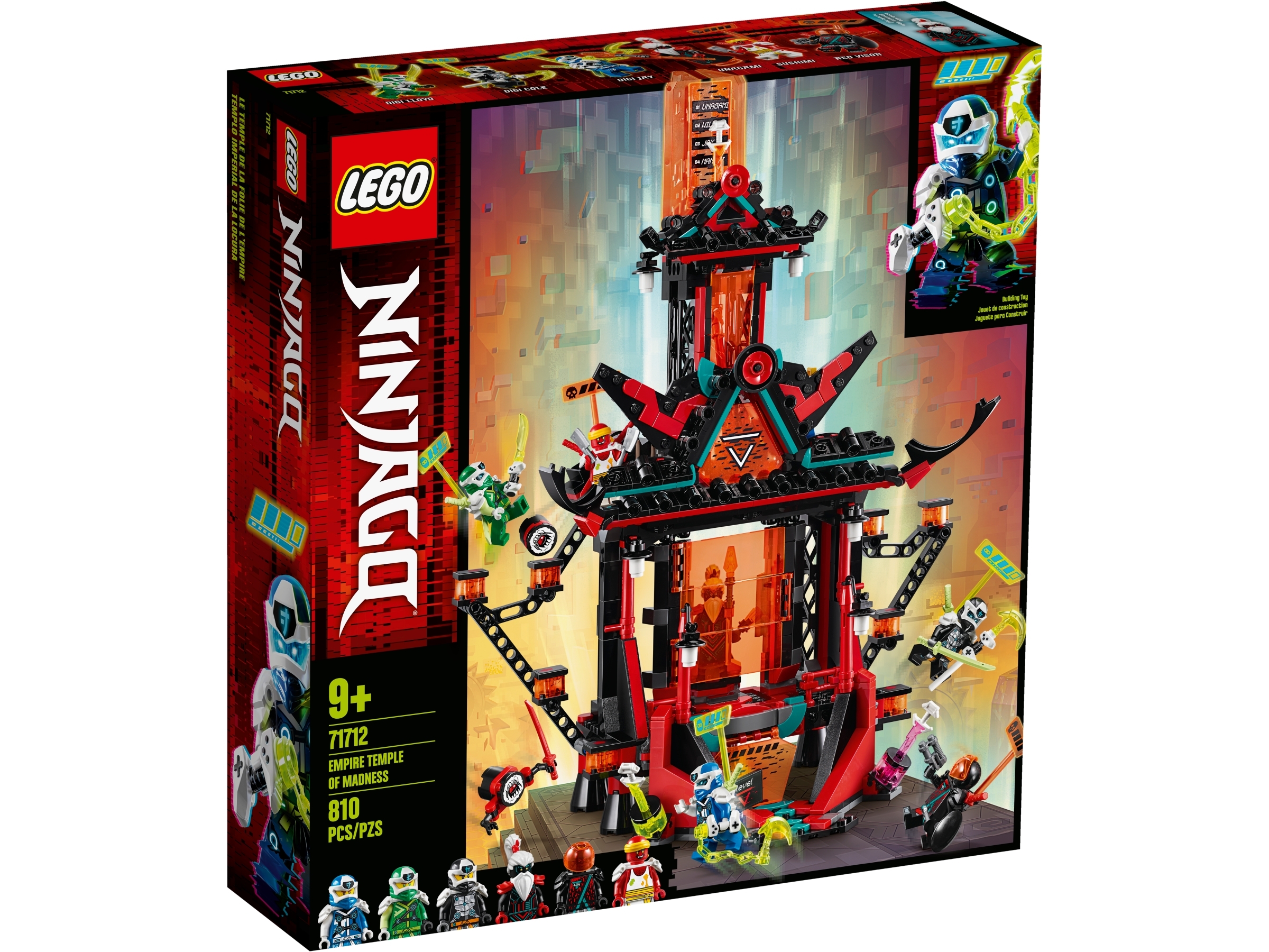 for sale online LEGO Empire Temple of Madness Ninjago 71712 