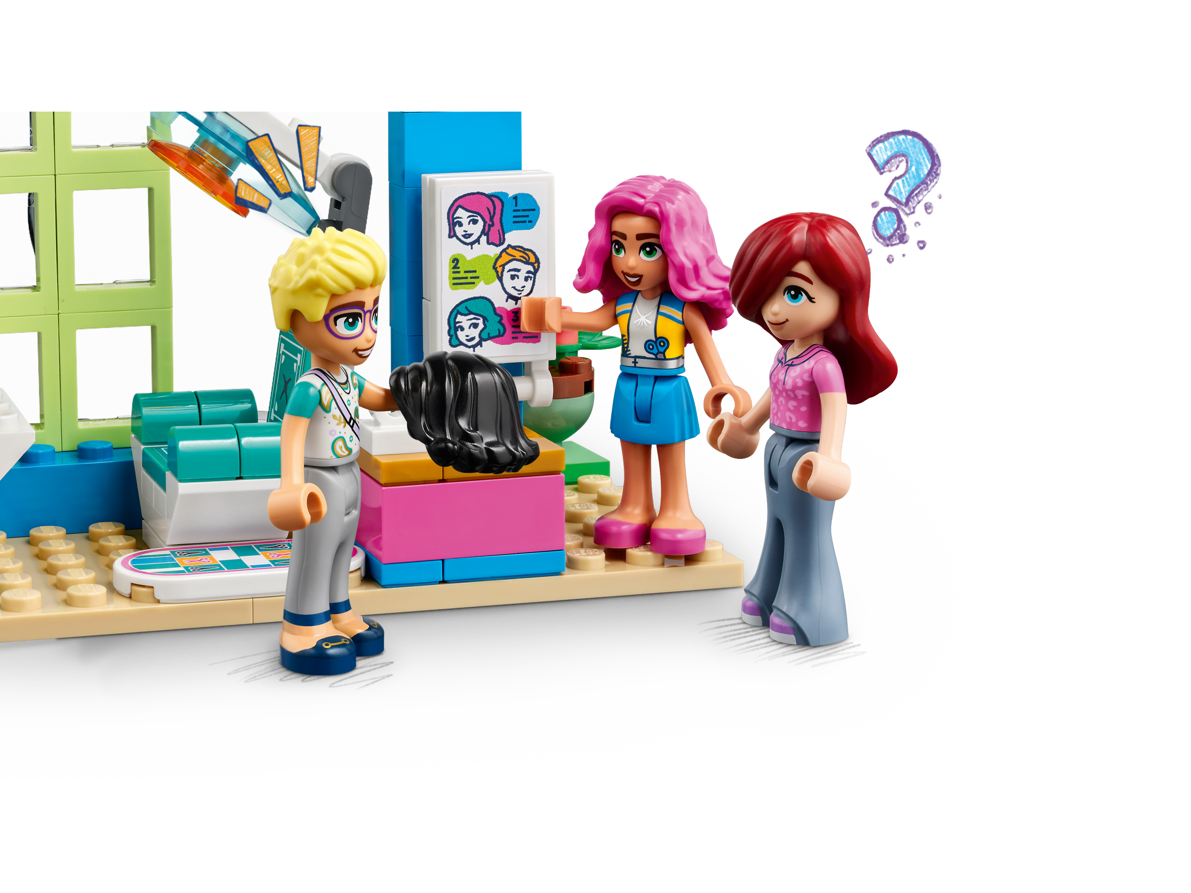 online at Salon LEGO® IL | Buy Hair | Official Shop 41743 the Friends