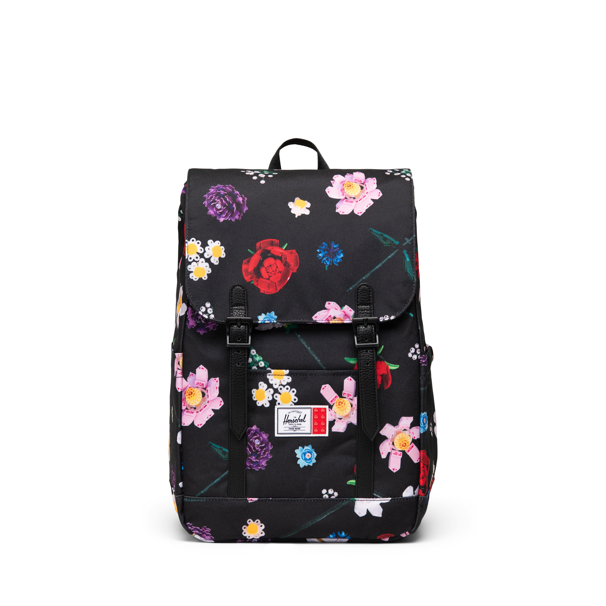 Herschel Retreat™ Small Backpack – Black/Falling Florals