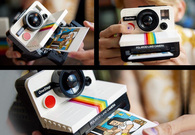 Solo LEGO podía capturar a la perfección una cámara Polaroid