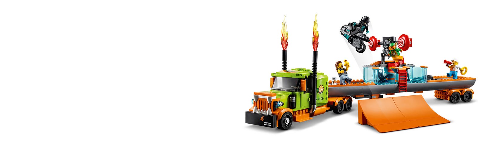 Light - Lego Stunt Show Truck Building Set, 420-Pieces